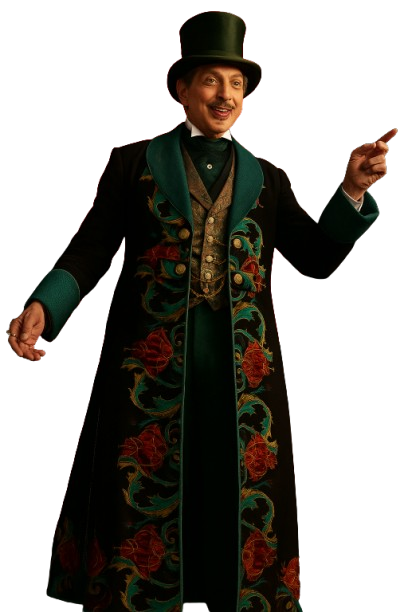 Jeff Goldblum Wicked For Good Floral Coat - Image 2